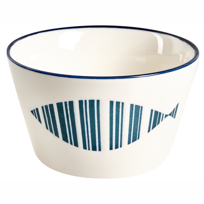 Beliani - TAMARIND - 16-delige serviesset - Wit|Blauw - Porselein