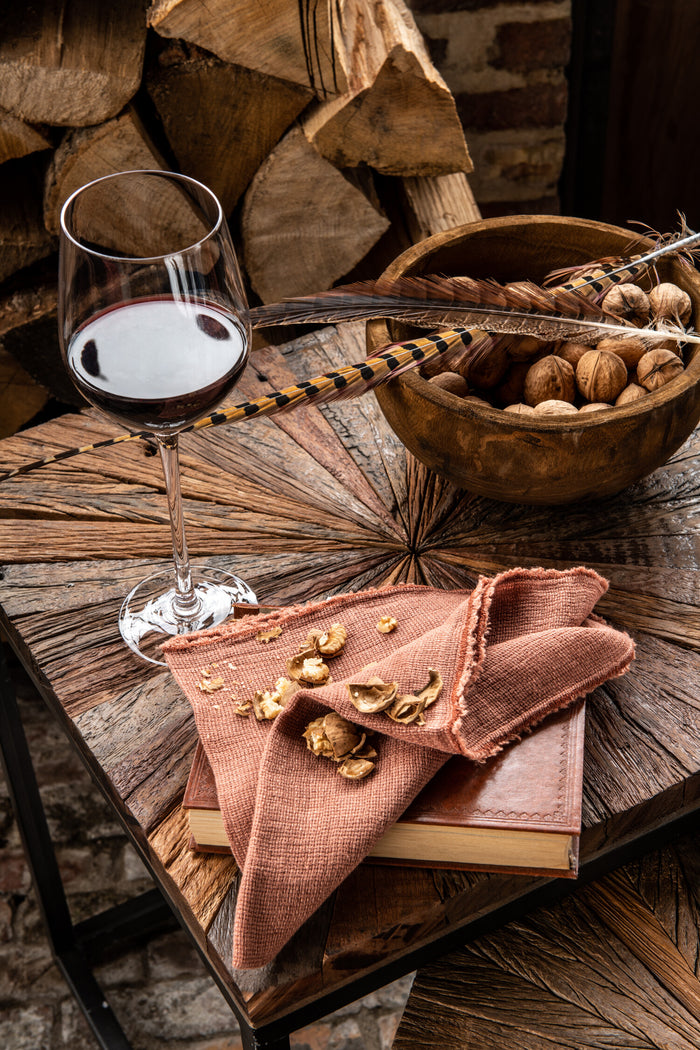 J-Line glas witte wijn Leo - glas - transparant - 6 stuks