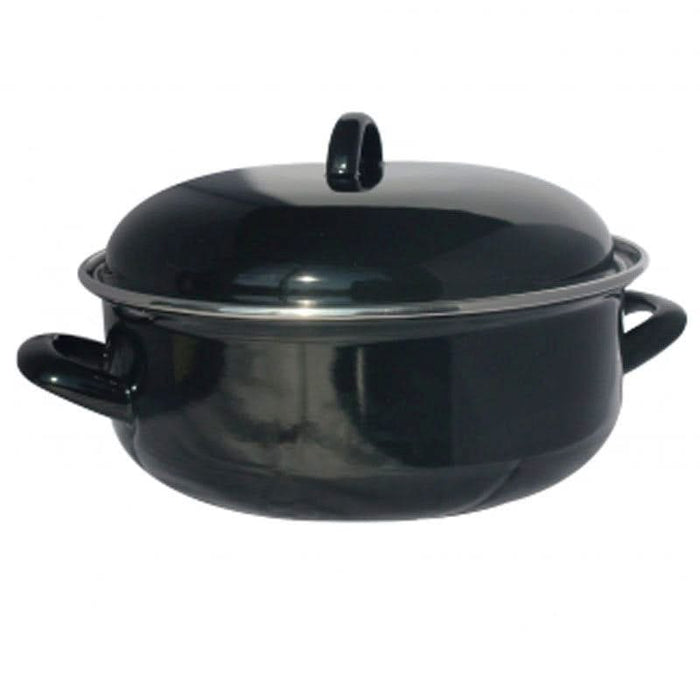 Cookinglife Emaille Braadpan Cooking Zwart - ø 22 cm | 2 Liter