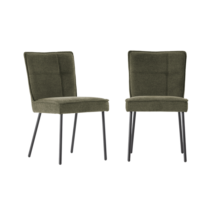 Calicosy - Set van 2 draaistoelen ELINA - H84 cm