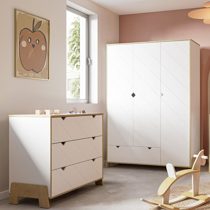 Calicosy - Kast met 3 deuren en 1 lade H188 cm - ALBIZIA