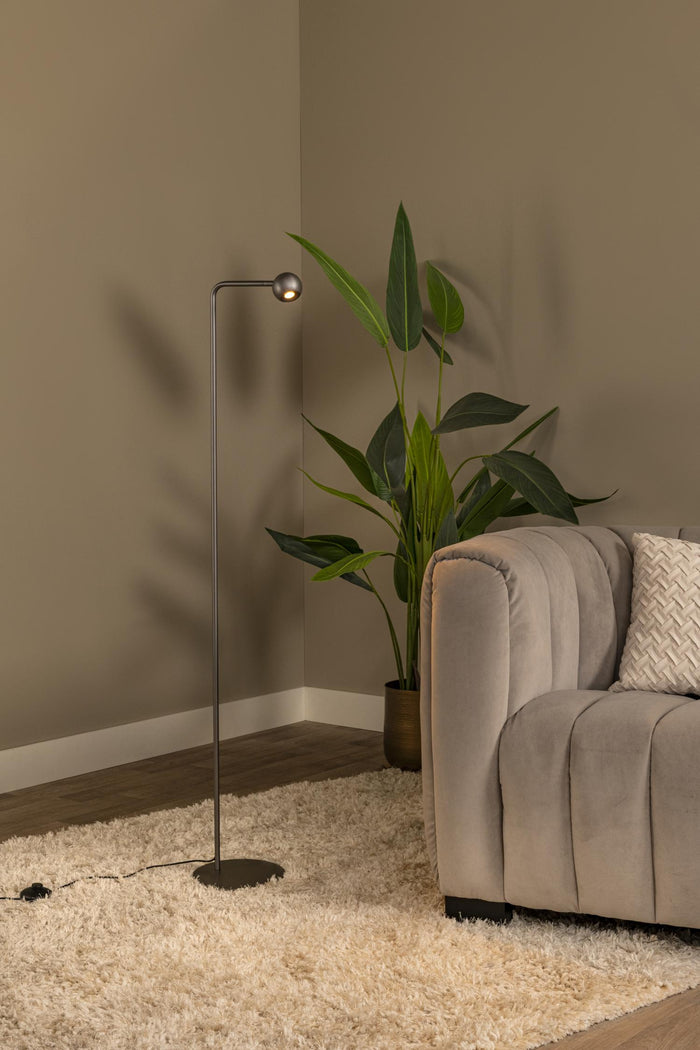 Lucide Premium MONTANA Vloerlamp - Grijs ijzer