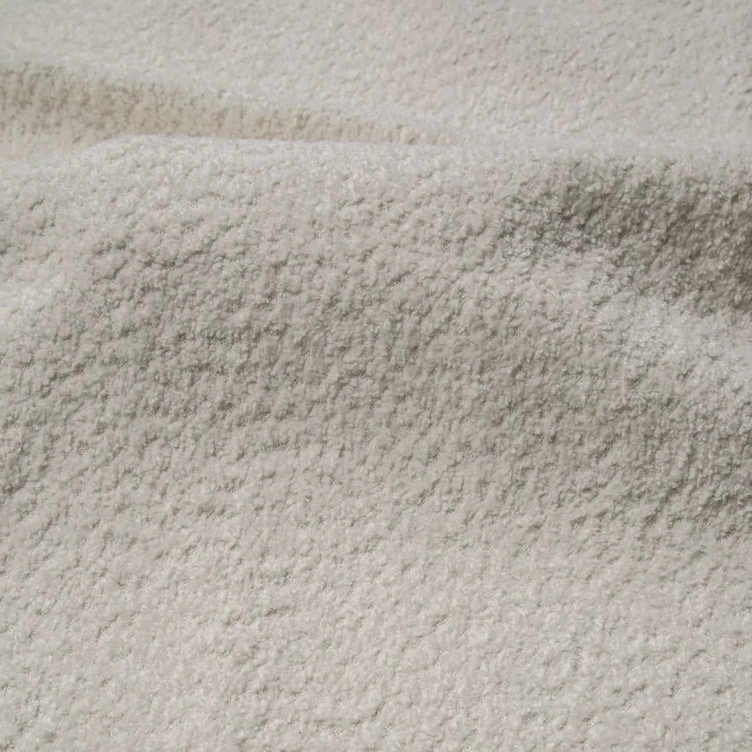 4-zits linker hoekbank in crème bouclette stof