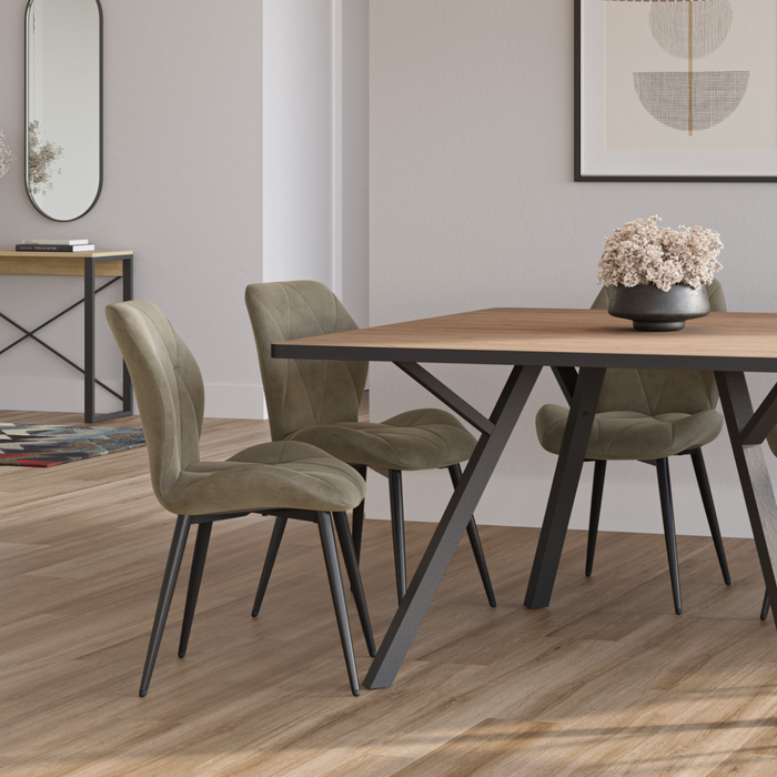 Calicosy - Set van 4 stoelen LUNA - H48 cm