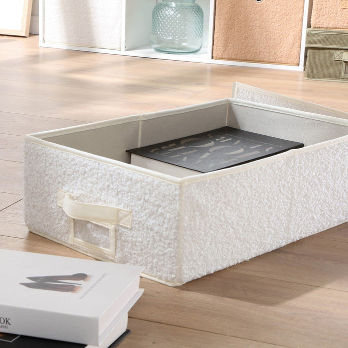 Calicosy - Opbergdoos met deksel - H15 cm - Ongebleekt