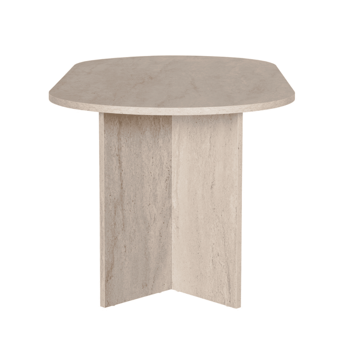 Calicosy - Eettafel met afgeronde randen L180 cm - SABLE