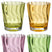 J-Line glas - kunststof - mix - doos van 4