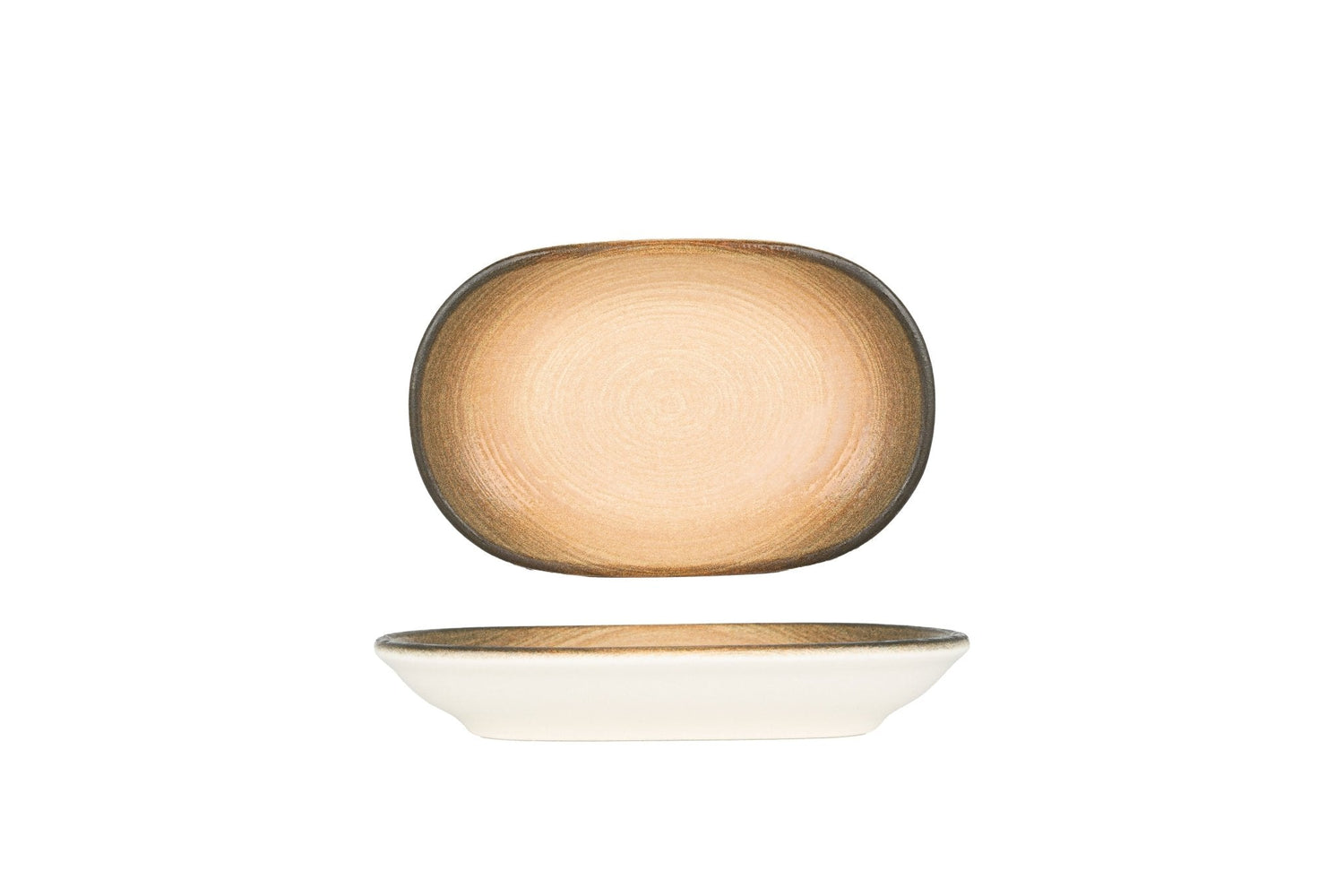 ID Fine Serveerschaal - Canyon - Porselein - 18 cm - set van 2