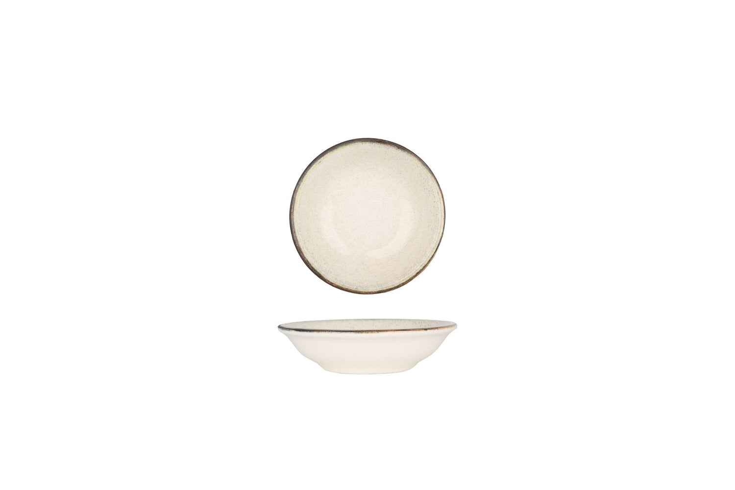 Bonna Serveerschaal - Cortado - Porselein - 9 cm (50cc) - set van 2