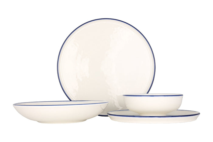 Bonna Bordenset - Linea Blue - 24delig - 6 persoons - Porselein