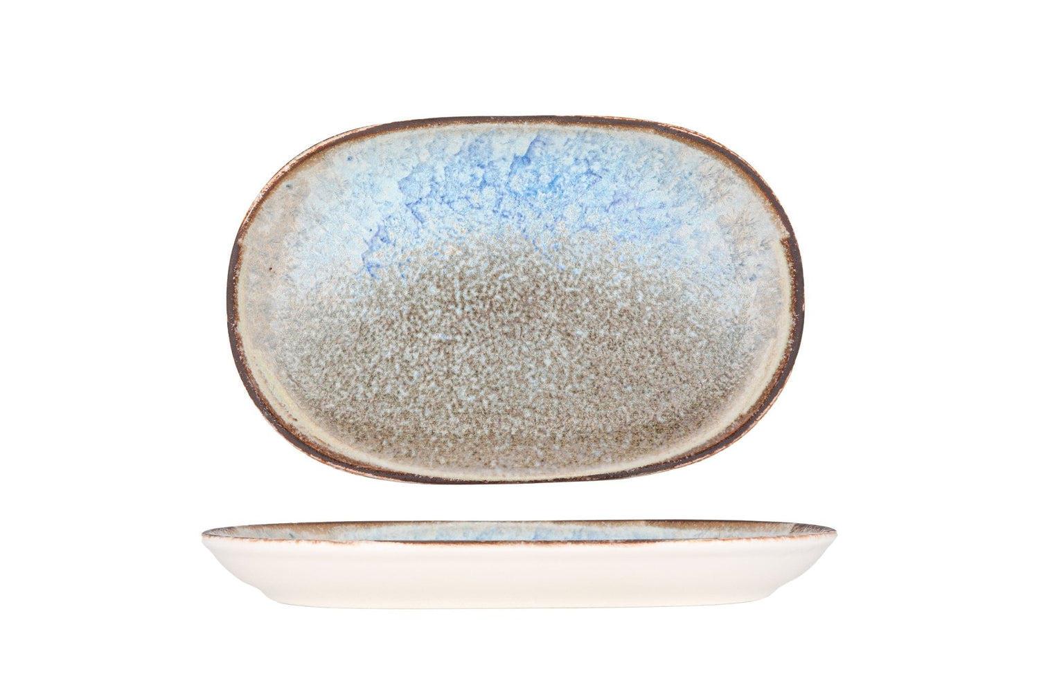 ID Fine Serveerschaal - Delta - Porselein - 28 cm - set van 2