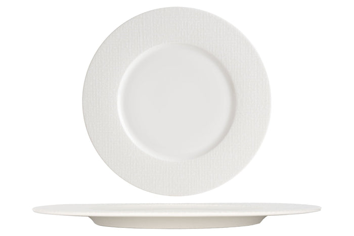 Bonna Dinerbord - Patch Neat - Porselein - 28 cm - set van 6