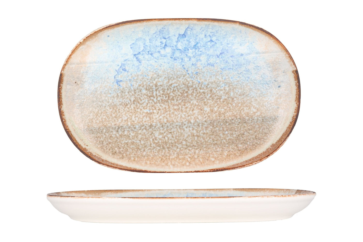 ID Fine Serveerschaal - Delta - Porselein - 33 cm - set van 2