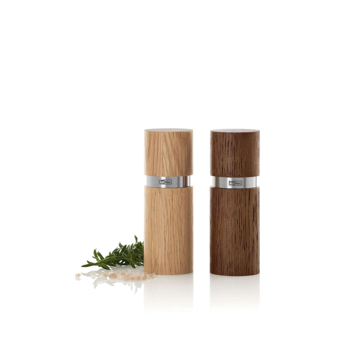 Adhoc - Textura Peper- en Zoutmolen 13 cm Set van 2 Stuks