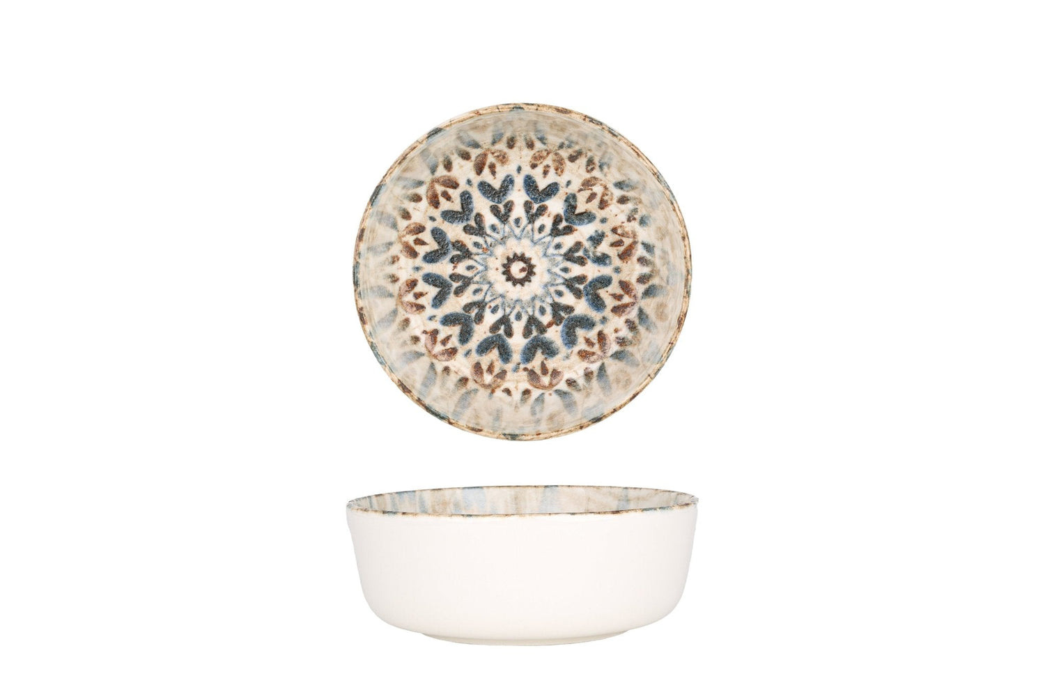 Rinart Kommetje - Aztec - Porselein - 13 cm (430cc) - set van 6