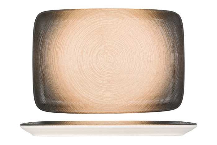 ID Fine Serveerschaal - Canyon - Porselein - 33x23 cm - set van 2