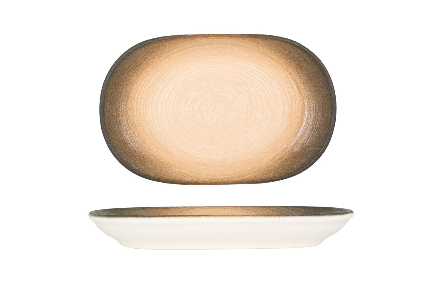 ID Fine Serveerschaal - Canyon - Porselein - 28 cm - set van 2