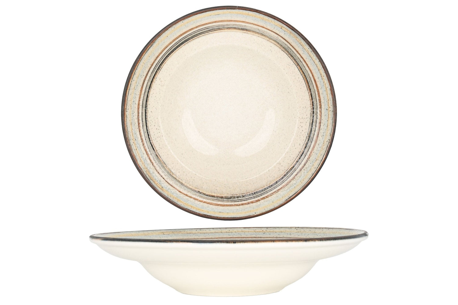 Bonna Pastabord - Cortado - Porselein - 27 cm (400cc) - set van 2