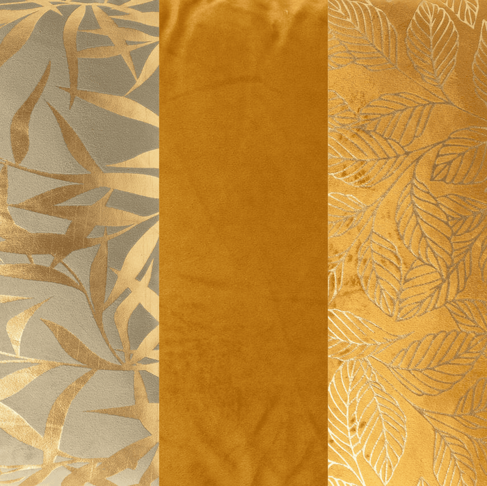 KUSSENSET - 3-delig - Bauke|Katja - 45x45 cm, 30x50 cm - bladmotief -