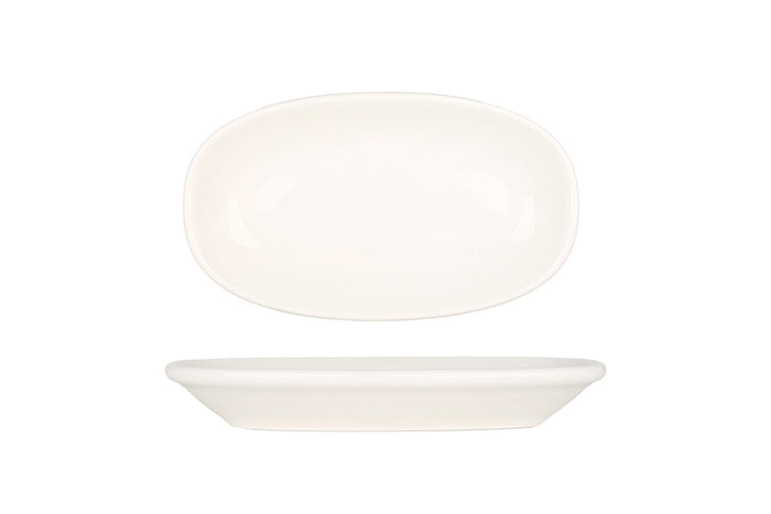 Bonna Serveerschaal - Gourmet - Porselein - 15x8.5 cm - set van 4