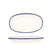 Bonna Serveerschaal - Linea Blue - Porselein - 19x11 cm - set van 2