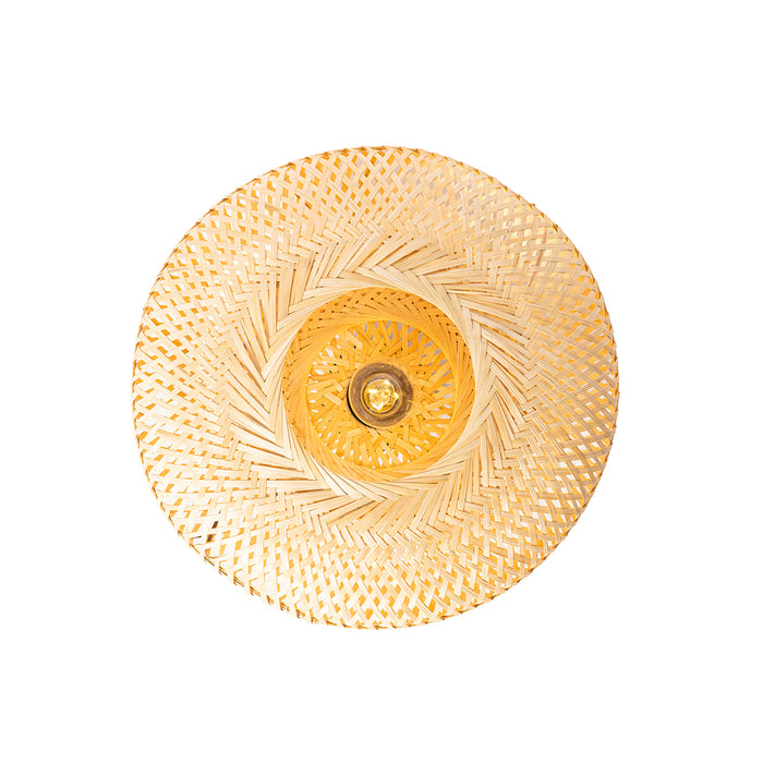 QAZQA Oosterse plafondlamp bamboe 40 cm - Ostrava