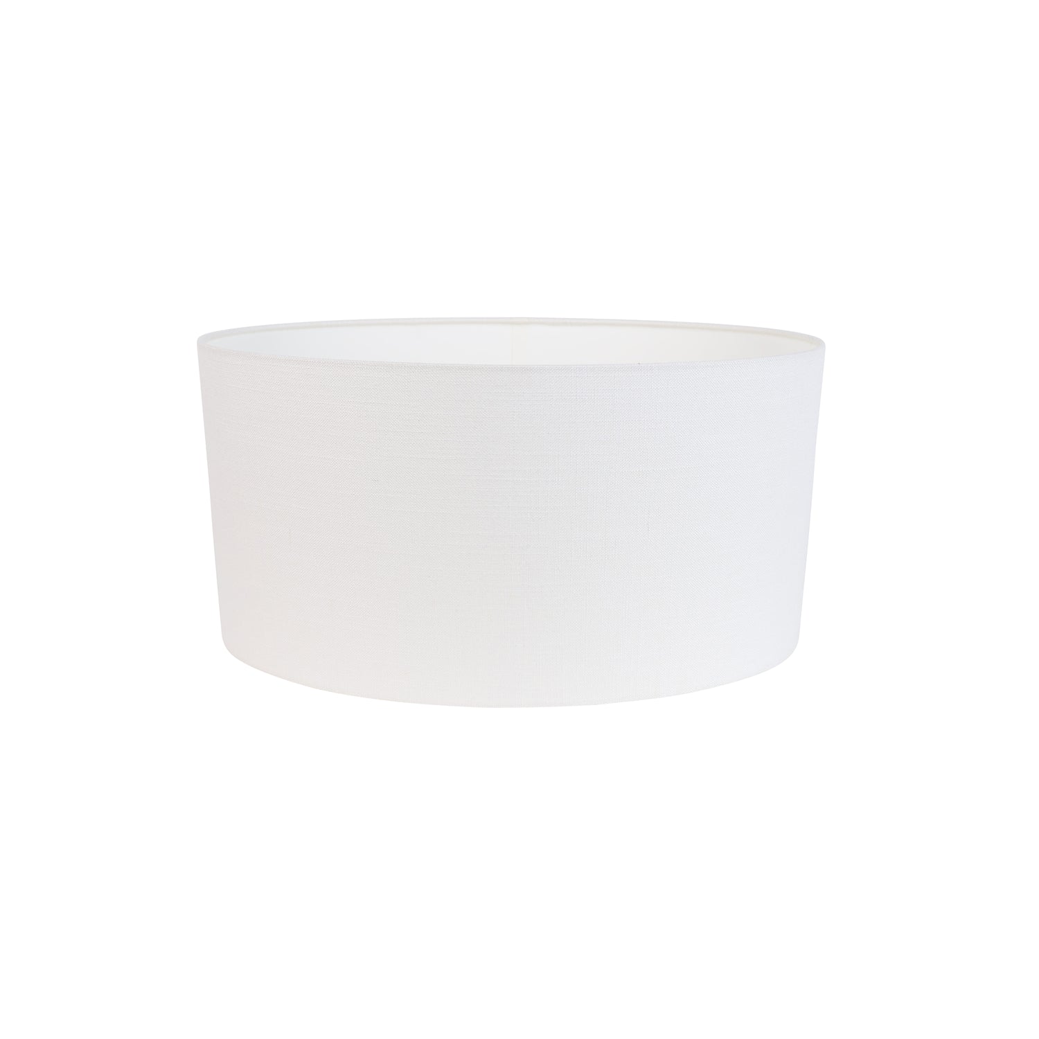 QAZQA Linnen lampenkap wit ovaal 50|33|25