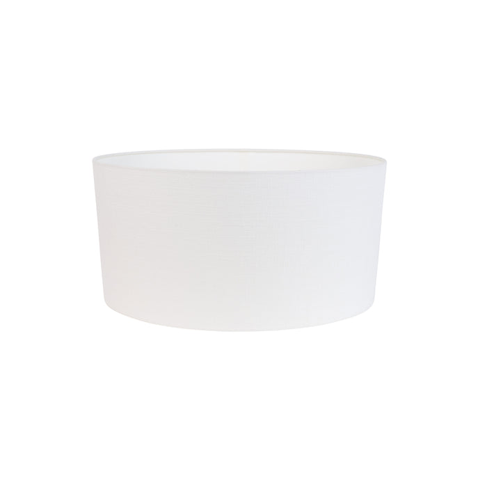 QAZQA Linnen lampenkap wit ovaal 50|33|25