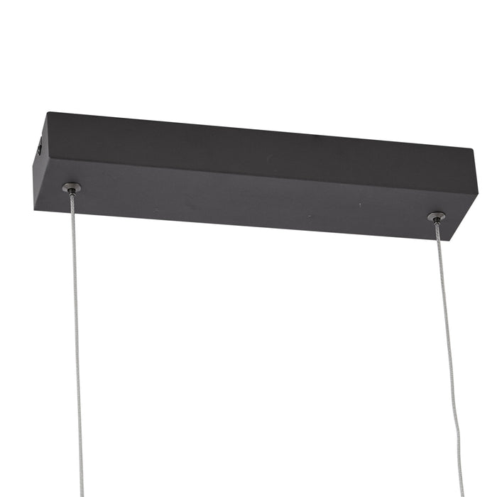 QAZQA Design hanglamp zwart 100cm incl. LED 3-staps dimbaar - Wokkel