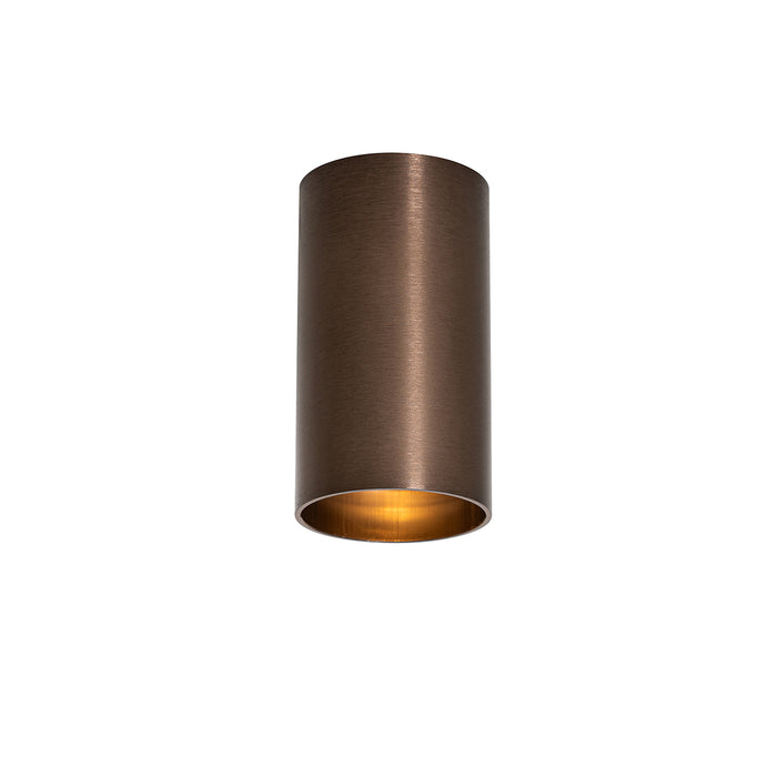 QAZQA Moderne spot donkerbrons 5,5 cm - Tuba