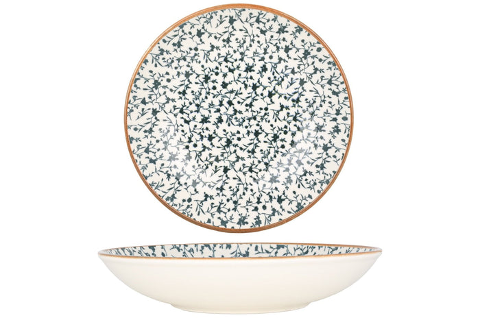 Bonna Diep bord - Calif - Porselein - 25 cm (1300cc) - set van 6