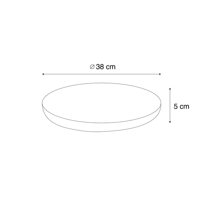 QAZQA Voet voor booglamp zwart Anello