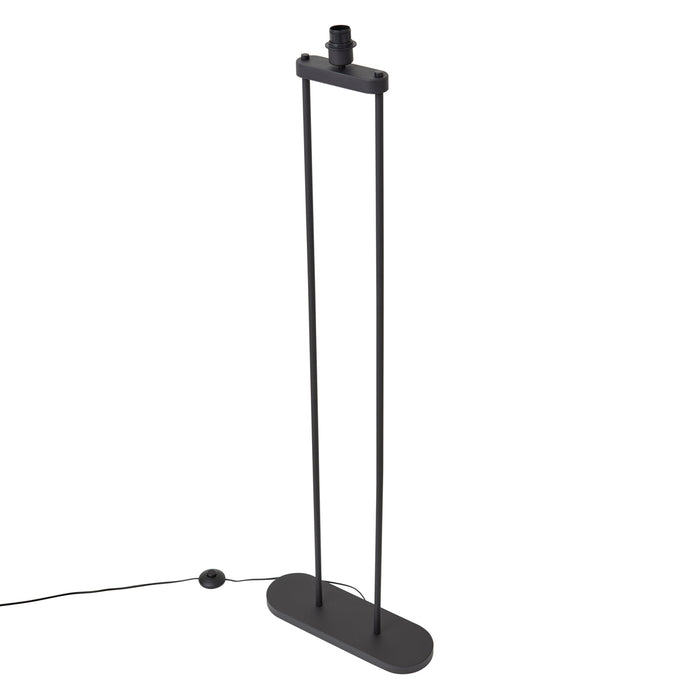 QAZQA Moderne vloerlamp zwart  - Thijmen