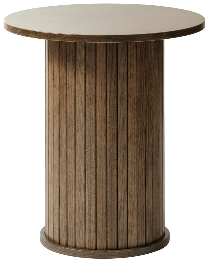 Hygge Interiors Nola Ronde Bijzettafel Gerookt Eiken