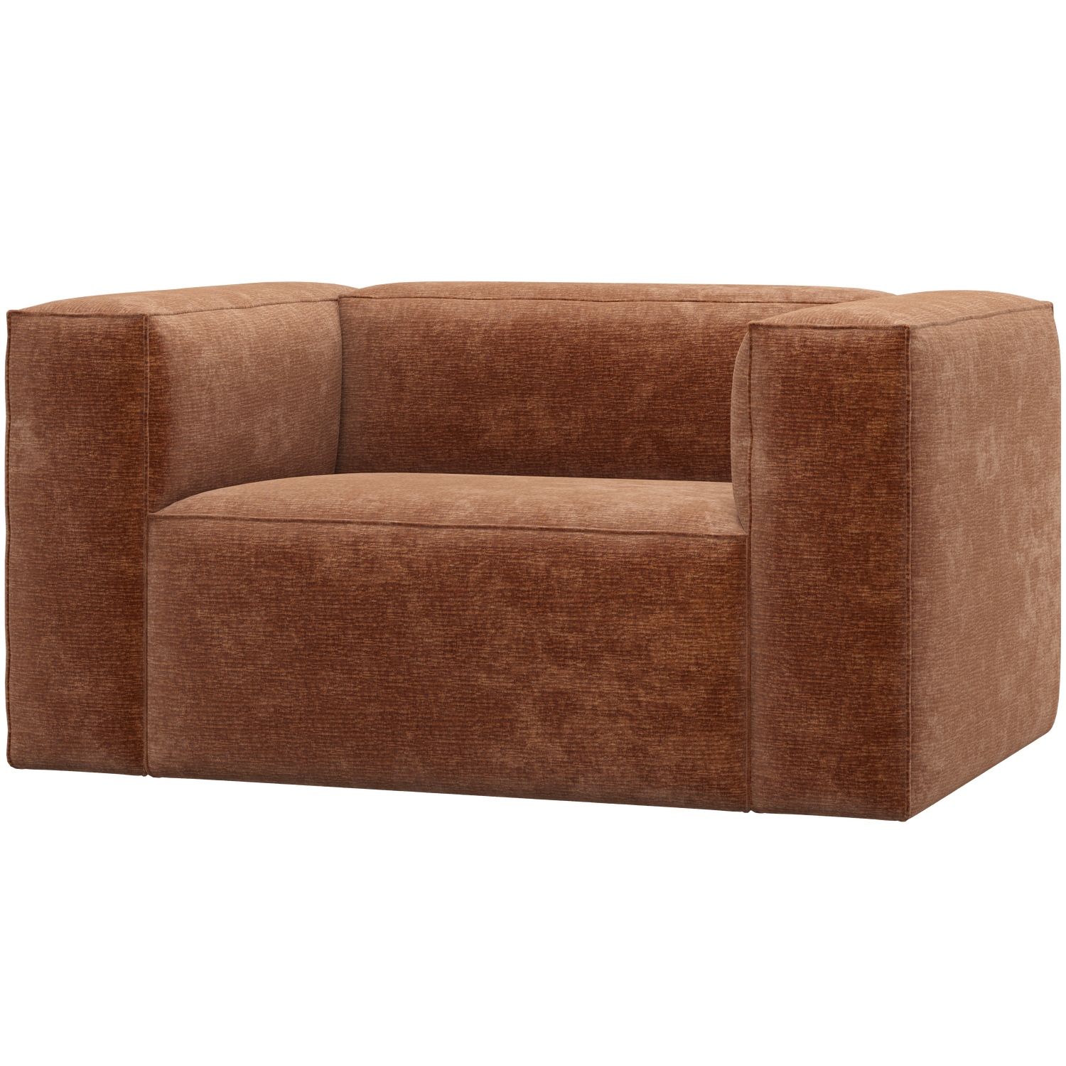 WOOOD Bean Fauteuil - Chenille - Velvet Terra - 74x146x98