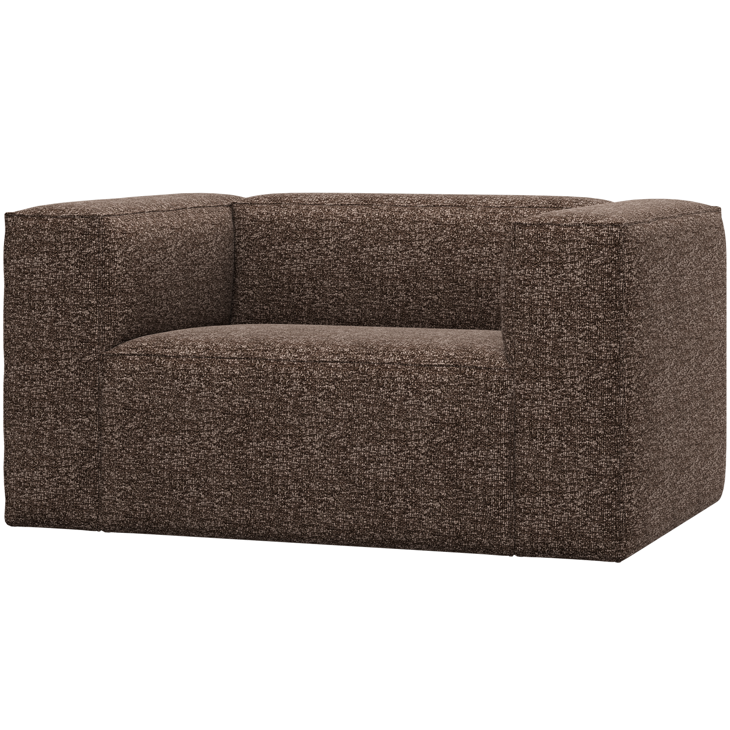 WOOOD Bean Fauteuil - Polyester - Bruin Melange - 74x146x98
