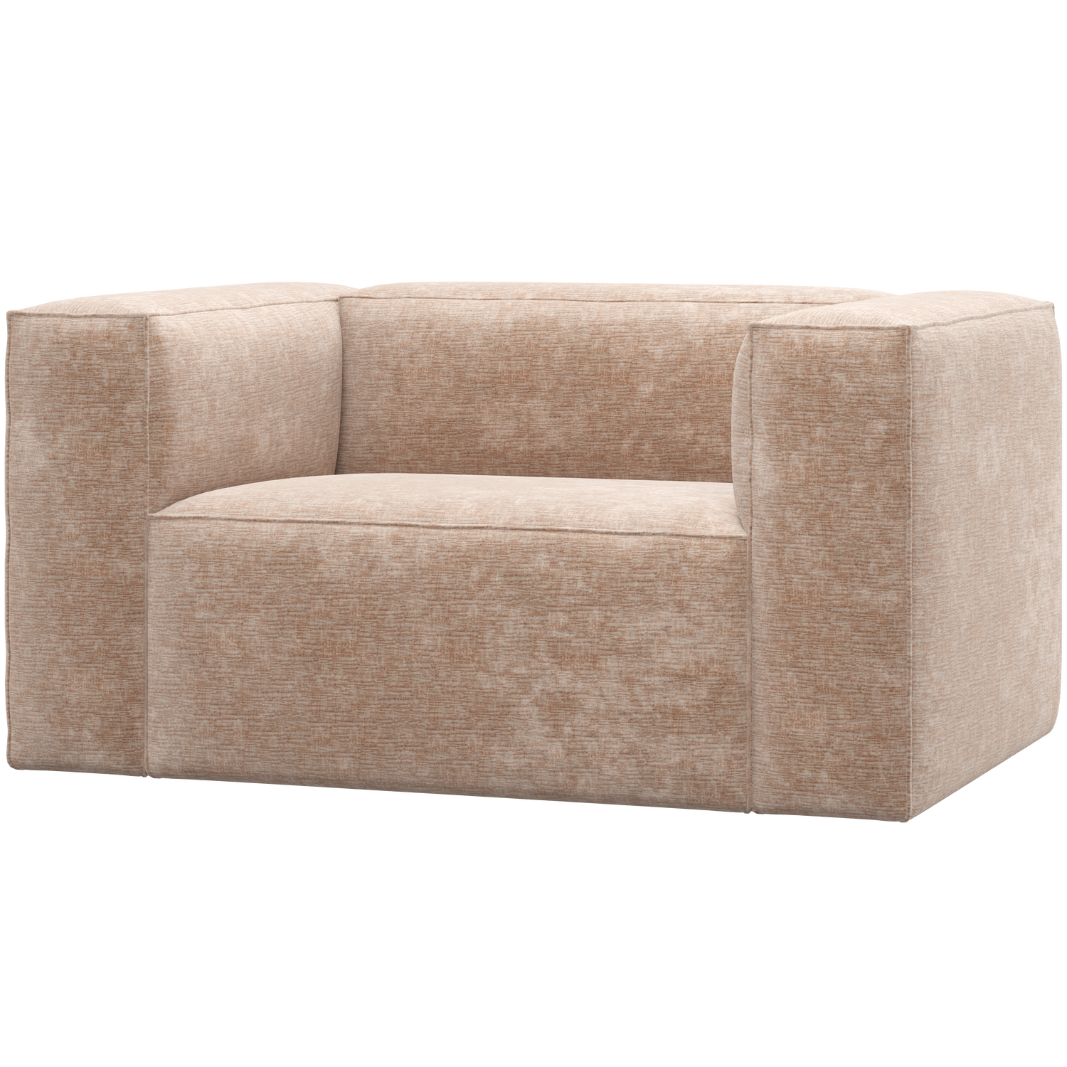 WOOOD Bean Fauteuil - Chenille - Velvet Naturel - 74x146x98