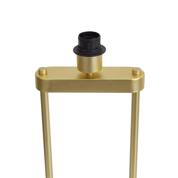 QAZQA Moderne tafellamp messing - Thijmen