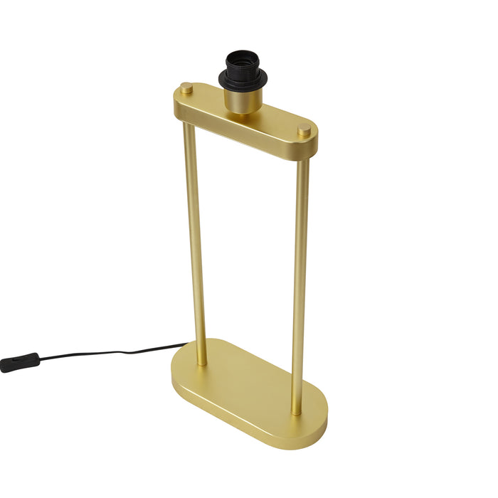 QAZQA Moderne tafellamp messing - Thijmen