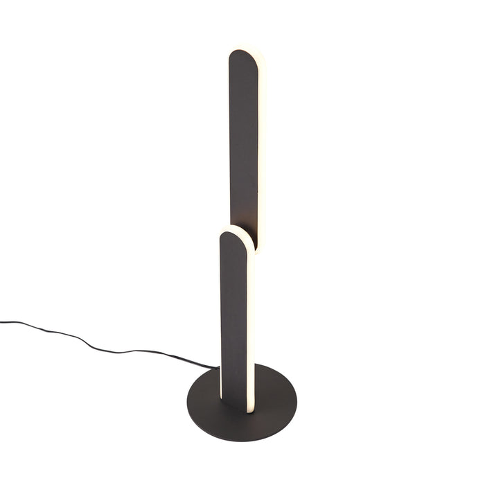 QAZQA Design tafellamp zwart incl. LED 3-staps dimbaar - Gate