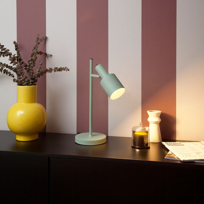 QAZQA Moderne tafellamp groen - Stijn