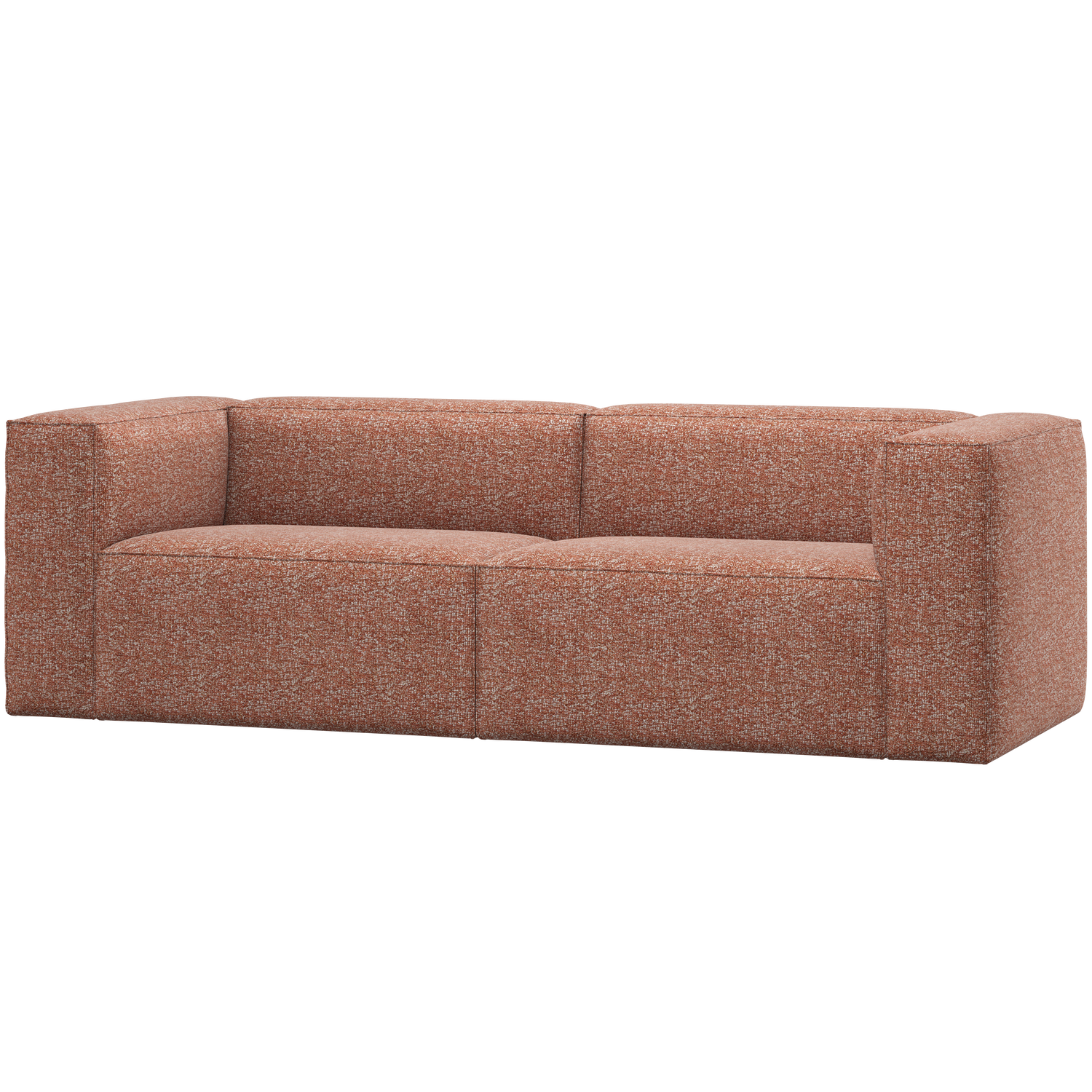 WOOOD Bean 3,5-Zits Bank - Polyester - Terra Melange -73x242x96