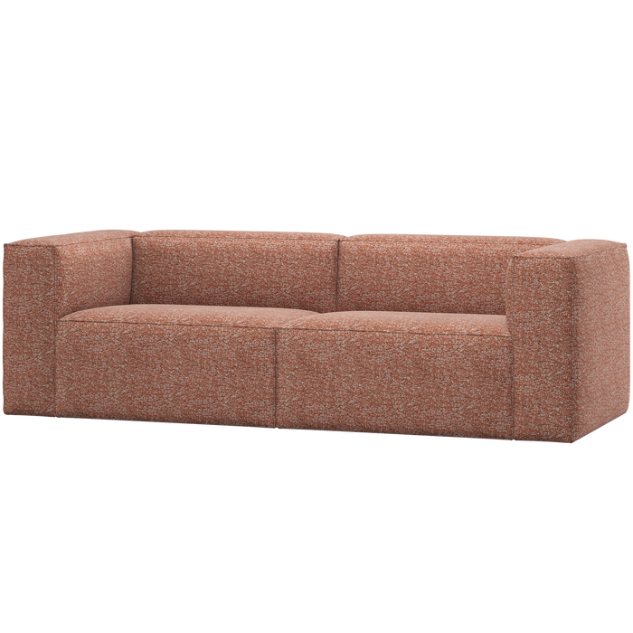 WOOOD Bean 3,5-Zits Bank - Polyester - Terra Melange -73x242x96