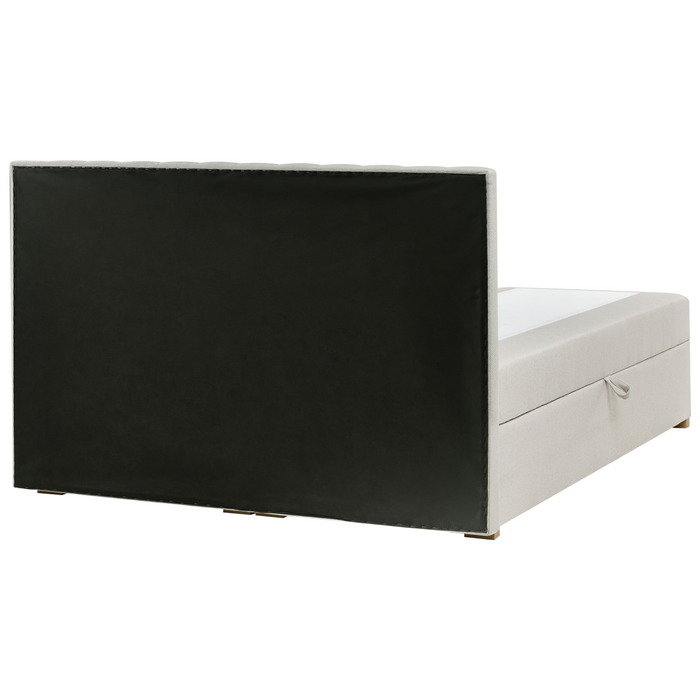 Beliani-ESQUIRE-Boxspringbed-Gebroken wit-180 x 200 cm-Polyester