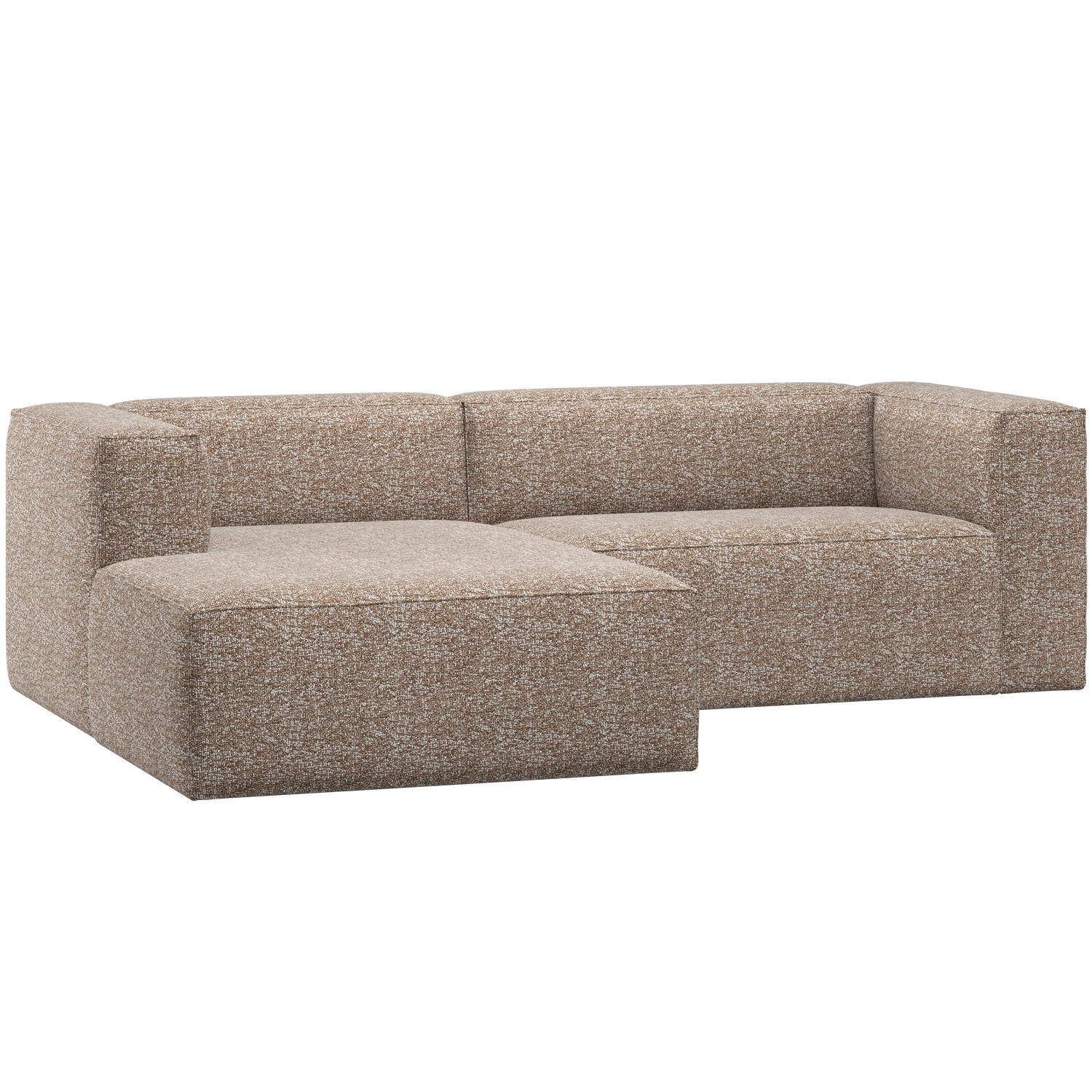 WOOOD Bean Chaise Longue Bank Links - Melange - Lichtbruin