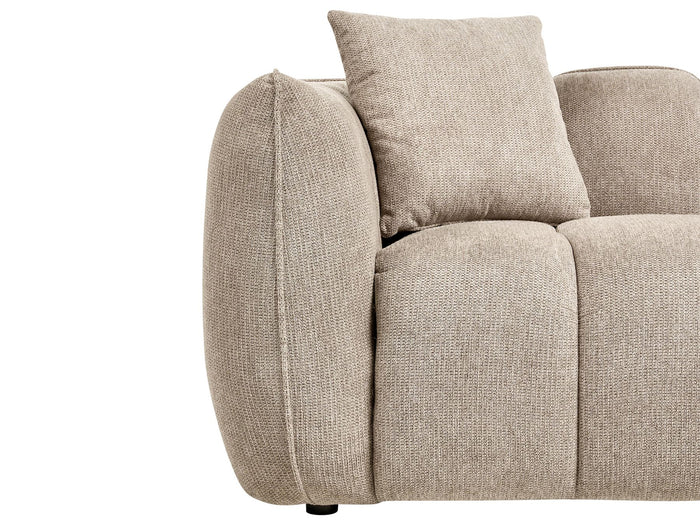 Beliani - NESS - Tweezitsbank - Taupe - Polyester