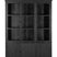 Giga Meubel - Vitrinekast Zwart - Hout - 160cm - Rense