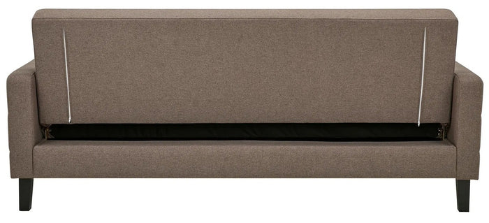 House Nordic Milton Bruin 3-Zits Slaapbank