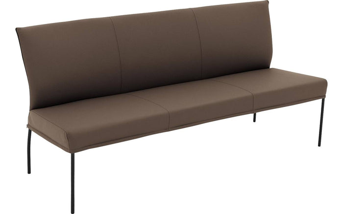 Goossens Eetkamerbank Funk, Zonder arm, 210 cm breed