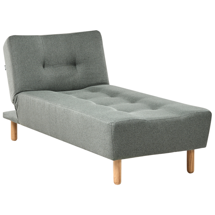 Beliani - ALSTEN - Chaise longue - Groen - Stof